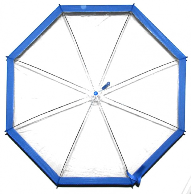 parasol przezroczysty z otokiem